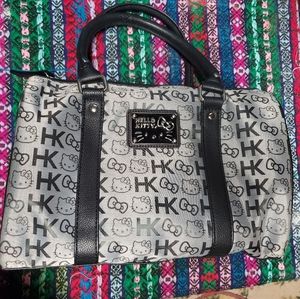 Loungefly Loves Hello Kitty HK Jacquard Fabric Bag
